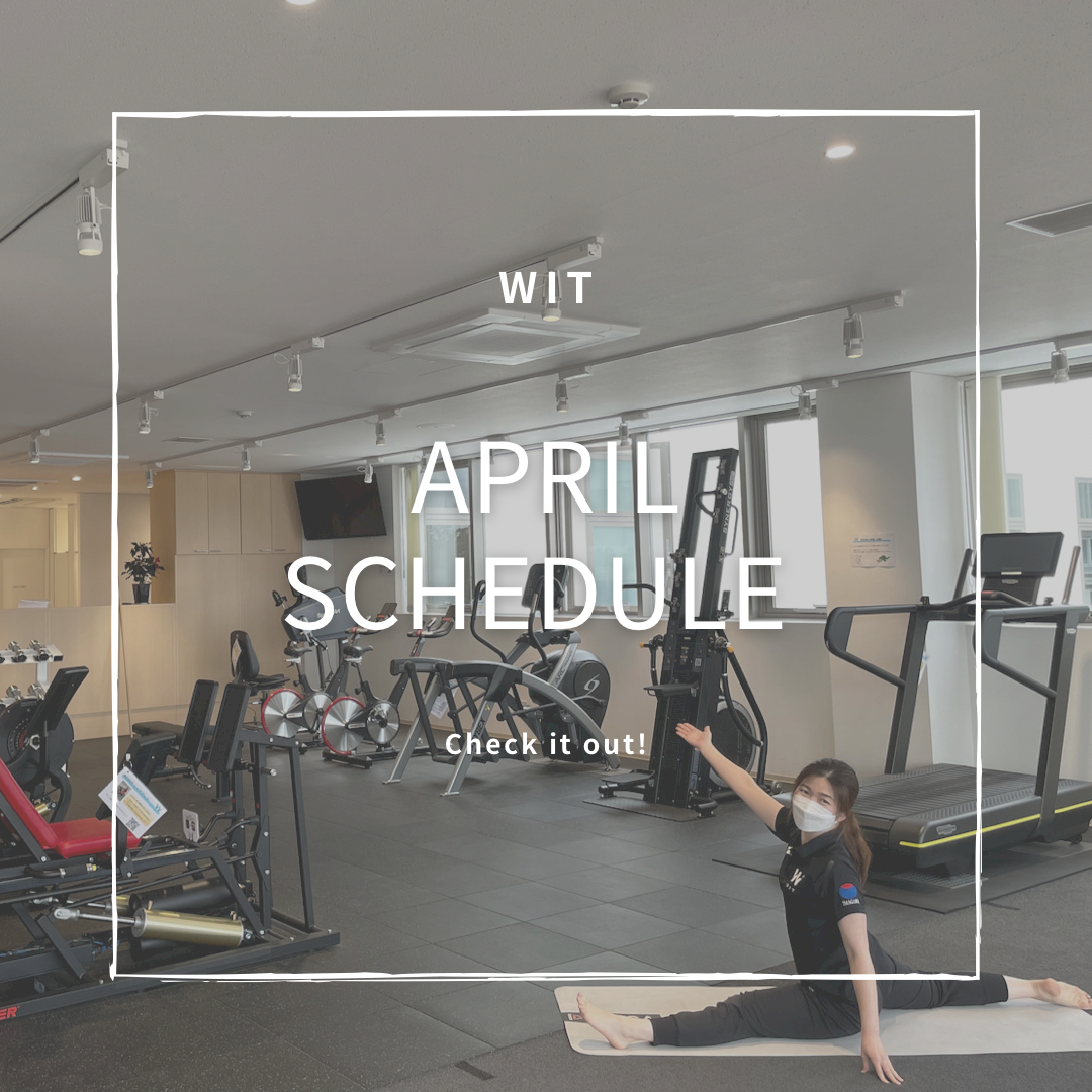 April schedule